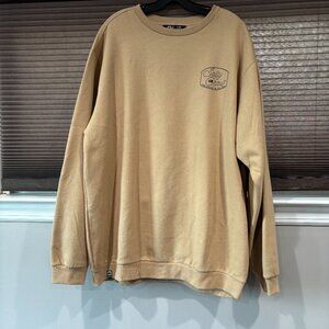 Tilly's SALTY CREW Roped Mens Crewneck Sweatshirt SZ: XL Sand color